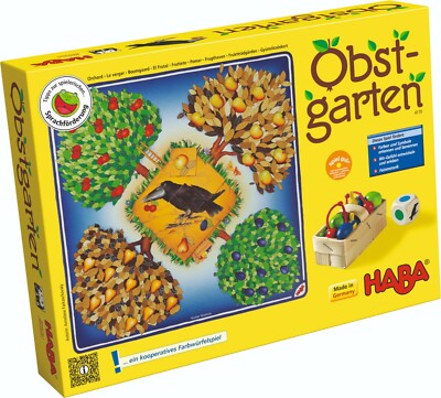 Haba Orchard Cooperative Game Color Learning Game from 3 Years 4170