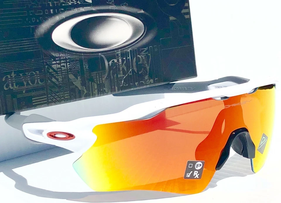 NUEVA* Bicicleta Oakley RADAR EV PATH Blanca con Gafas de Sol PRIZM RUBY 9208-72 Foto 2 de 4