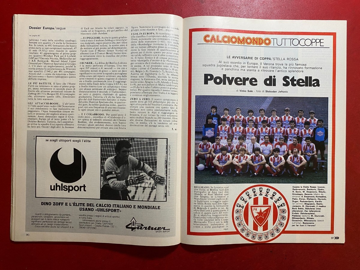 Guerin Sportivo N°31 - Août 1983 - As Roma, Falcao, Cerezo, Zico, Liedholm - Vintage