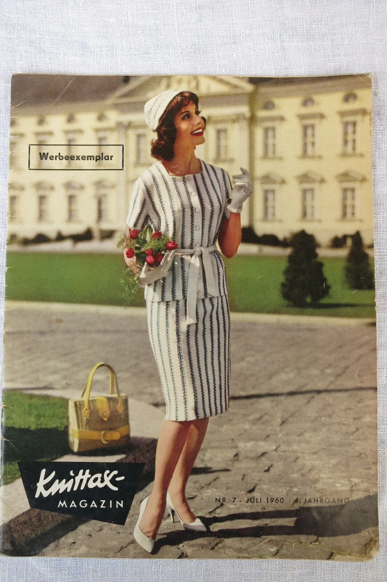 1 von 4 KNITTAX-Modellmagazinen von 1960+1964, guter Zustand, hyg. sauber 