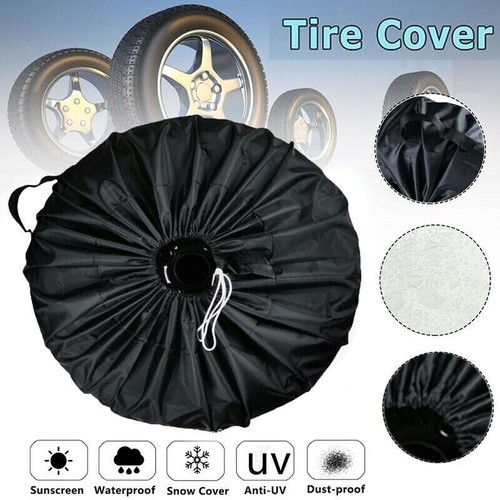 Preiu Strong Black Wheel Cover 15-18" Size XXL Tyre Bag Protector