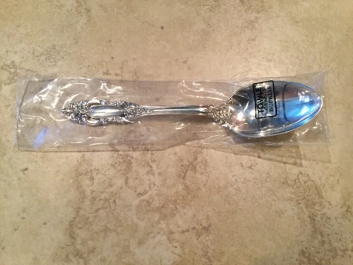 1973 Towle Grand Duchess Sterling Silver Place Spoon 7 1/4" NEW IN PACKAGE