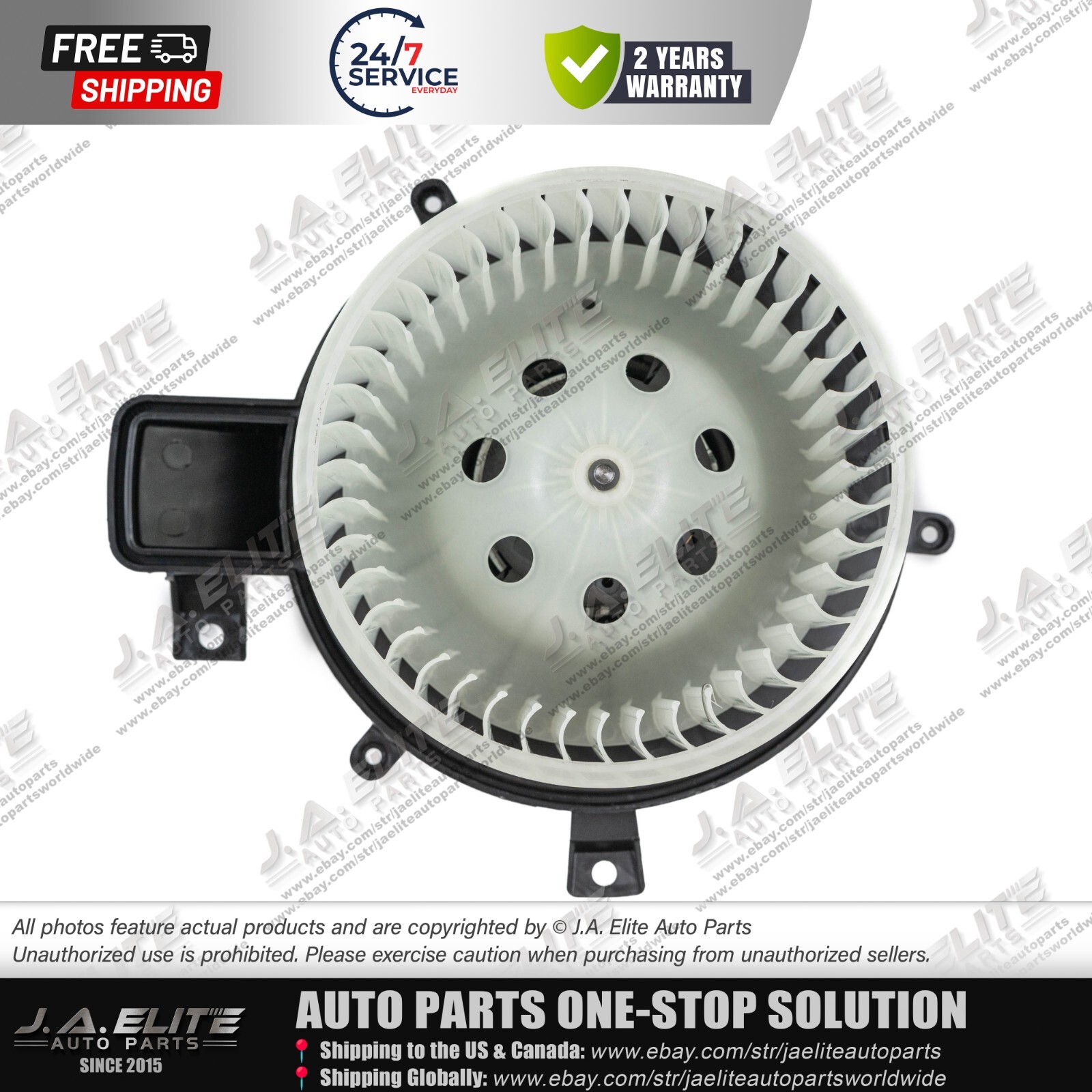 Blower Motor Electro Fan Assembly fits Maserati Ghibli Quattroporte 673000088