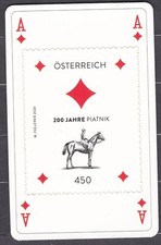 200 Jahre Piatnik Karo Ass Postfrisch ** MNH