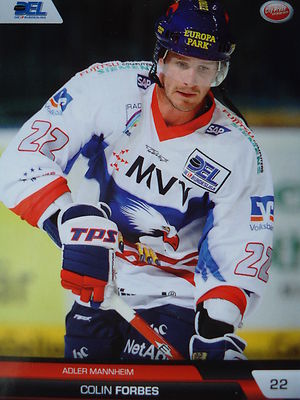 286 Colin Forbes Adler Mannheim DEL 2008-09