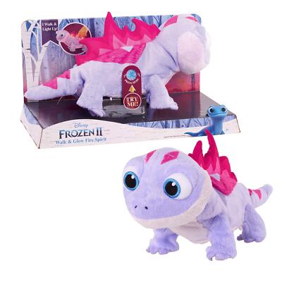 Disney Frozen 2 Walk Glow Fire Spirit Bruni 12 Inch Toy Figure with Sounds