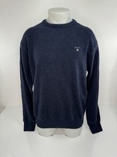 GANT - LAMBSWOOL Knit Embroidered USA Logo XL Sweater - FLAW