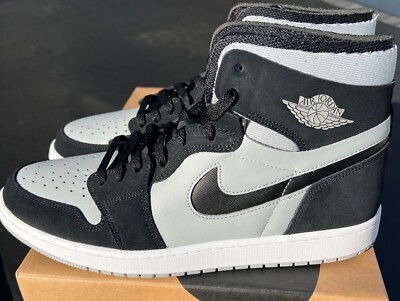 Nike Jordan 1 Zoom CMFT Black Light Smoke Grey Mens 13 NEW