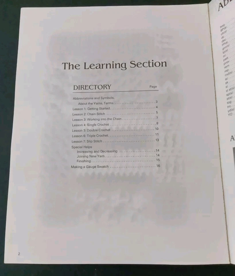 Learn to Crochet a Sweater Book American School of Needlework 1304 Pattern Book - Image 4 of 4