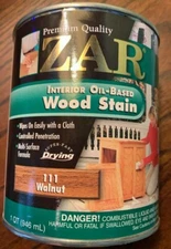 Zar Interior Stain 111 Walnut  Quart