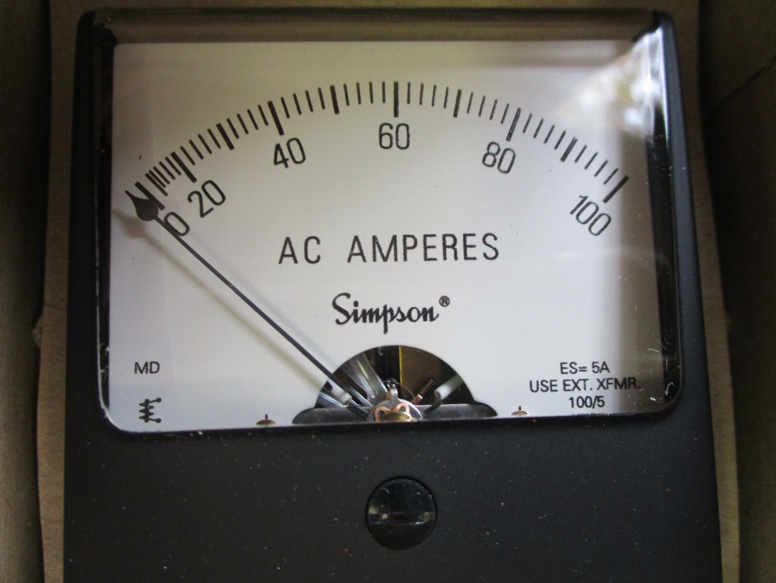 NEW SIMPSON 0-100 ACA AMP METER 2.5 UL WV 02622 | eBay