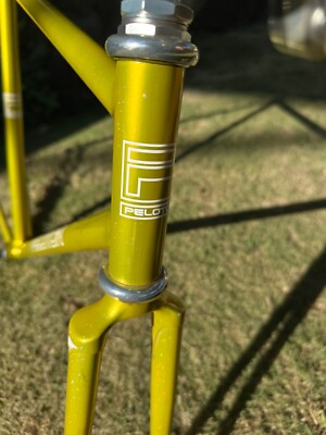 NJS APPROVED Stamped Fixed Gear PELOTON Track Bike Steel Frame Set