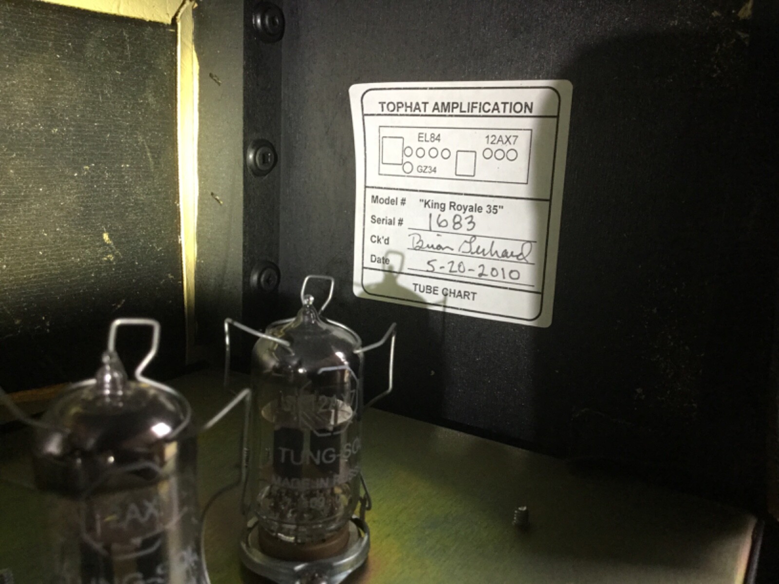 Hard to find Top Hat King Royale Amplifier 35 Watt eBay