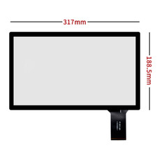 Plug and Play Capacitive Touch Screen  USB Control Card 317x188mm 13.3 inch