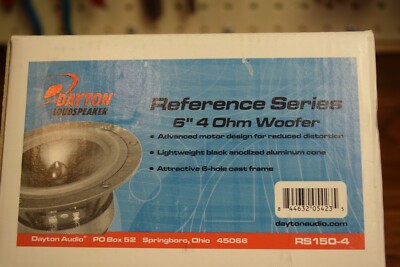PAIR Dayton Audio RS 150-4 REFERENCE SERIES 6'' WOOFERS