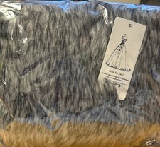 Aukmla Long Wedding Faux Fur Wraps and Shawls Bridal Stole for Bride Bridesmaids