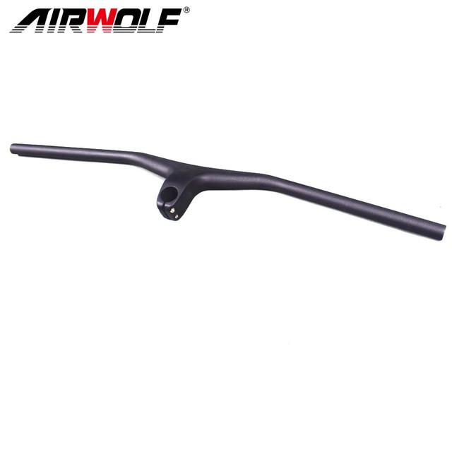 AIRWOLF Carbon Integrated Mtb Handlebar Mountain Bike Aero Bar with