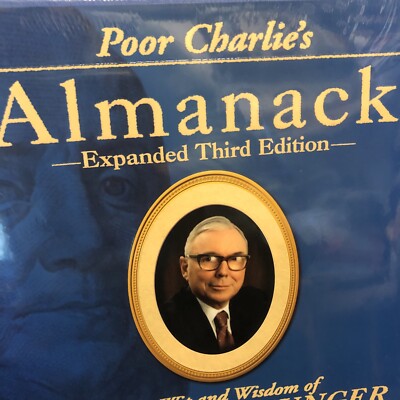 Poor Charlie's Almanack by Charles T. Munger (2005, Hardcover) for
