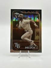 Jonny Deluca 2024 Topps Chrome RC Sepia Refractor #163 Tampa Bay Rays