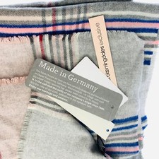 Aqua Plaid Grey Multi Color Scarf 100 Exclusive One Size