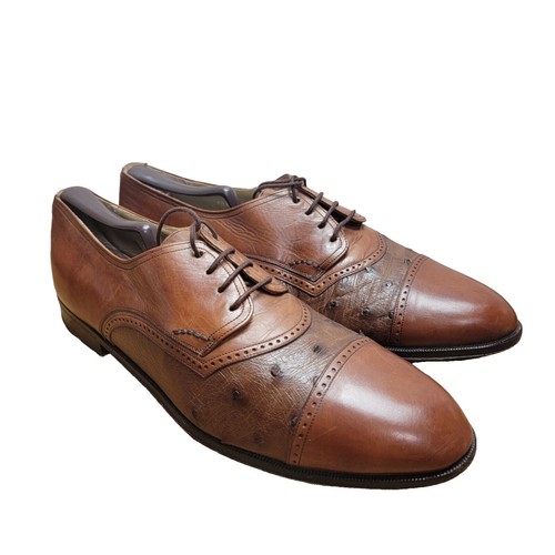 Freeman Bodie Mens 9M Brown Oxford Casual Dress Shoes 