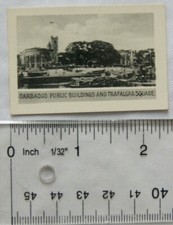 1936 Scerries Cigarette card No. 51 Barbados Public Builidngs & Trafalgar Square