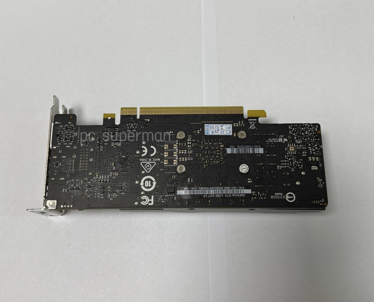 MSI GeForce GTX 1050 2GB GDDR5 Low Profile Video Card GTX 1050 2GT