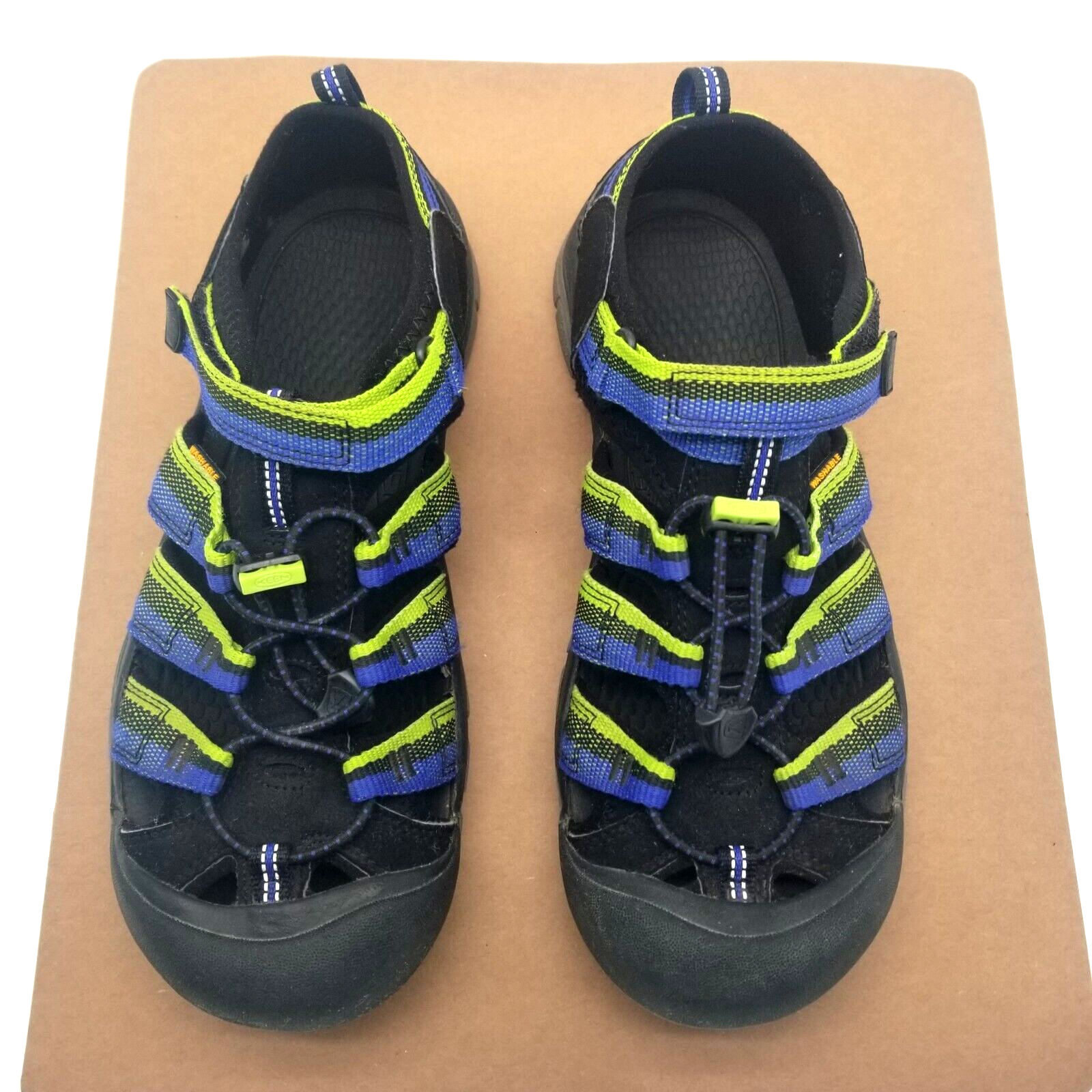 Sandali Keen Newport H2 blu taglia 7 verdi trail scarpe da acqua giovani 1014265