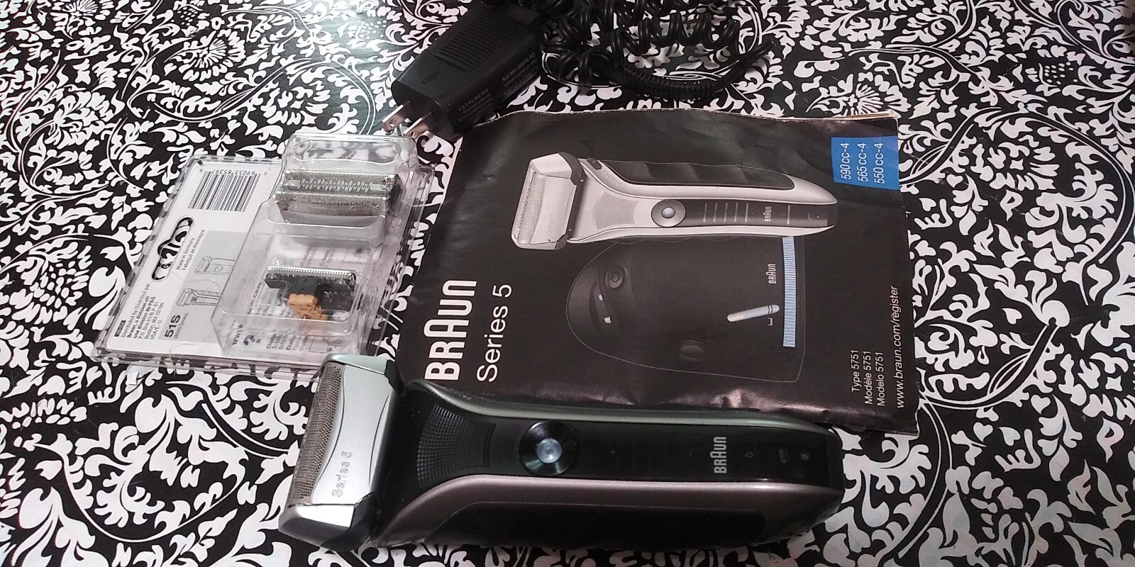 Braun Series 5 5751 Cordless Rechargeable Mens Electric Foil Shaver Used Good. eBay