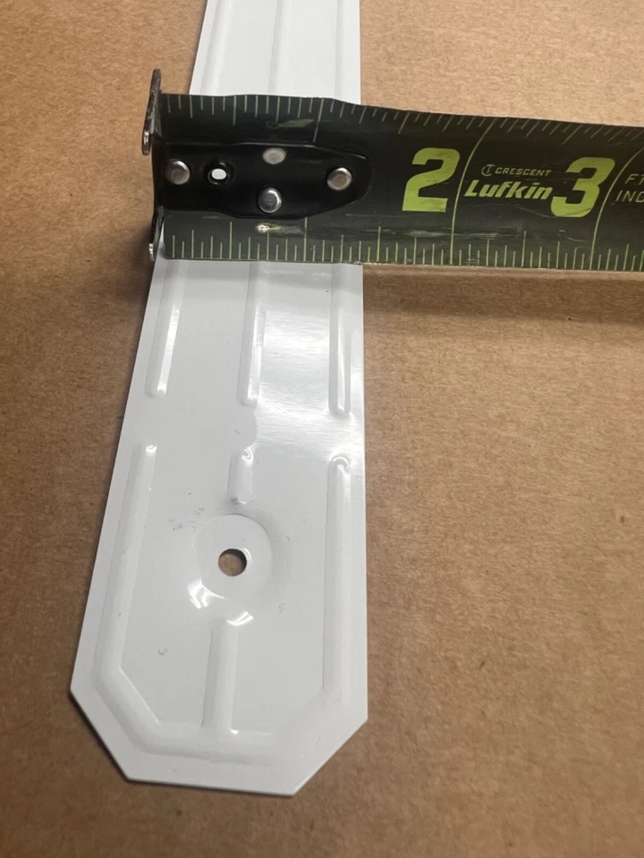 ALUMINUM STRAP AROUND GUTTER DOWNSPOUT STRAPS 2x3 WHITE - Image 4 of 4