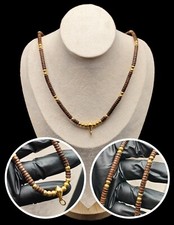 Colección Marrón Coco Concha Gala Oración Cuentas Gancho Regalo Amuleto Collar CP515