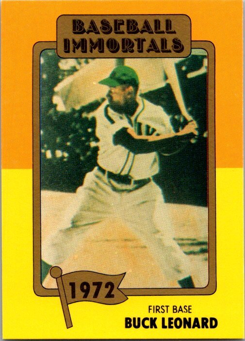 1980-87 SSPC HOF #132b Buck Leonard
