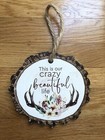 Wooden Wall Home Decoration Handmade New “This Is Our Crazy Beautiful Life” — photo 2
