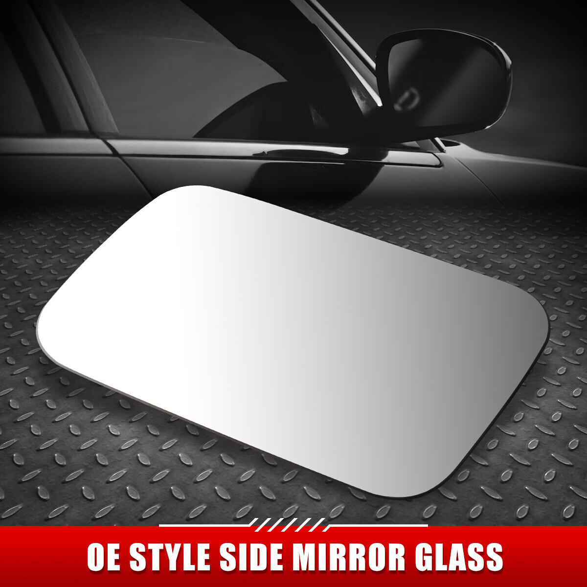 85-87 Honda Civic Left Driver Side Flat Glass Mirror OEM Style  