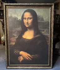 Da Vinci  “MONA LISA”ART PRINT  44” X 60” Framed ART