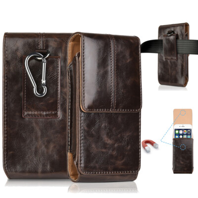 Premium Leather Case Holster Cover Card Belt Clip Loop for