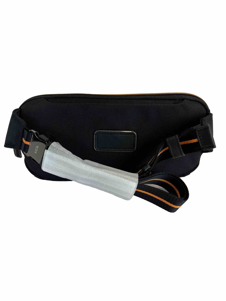 Tumi McLaren Brox Slim Utility Pouch Waist Pack Black Carbon Tumi McLaren Brox Slim Utility Pouch Waist Pack Black Carbon
