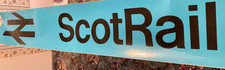 Scotrail Station sign self adhesive unused 1150mm Long  X  170mm High