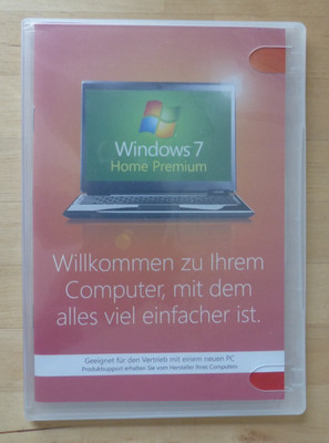 Microsoft Windows 7 Home Premium DVD im sehr guten Zustand 