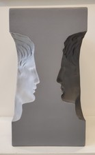 Skulptur Plastik Objekt Potrait Pop Art Greek Male Roy Adzak Signiert 1967