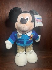 Vintage Disney Cast Member Mickey Mouse 13" Plush Store Parks Exclusive NWT HTF