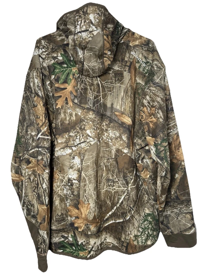 ScentLok RT Edge Savanna Aero Raid Hoodie 2XL Carbon Alloy 1/4 Zip New with Tags - Image 3 of 4