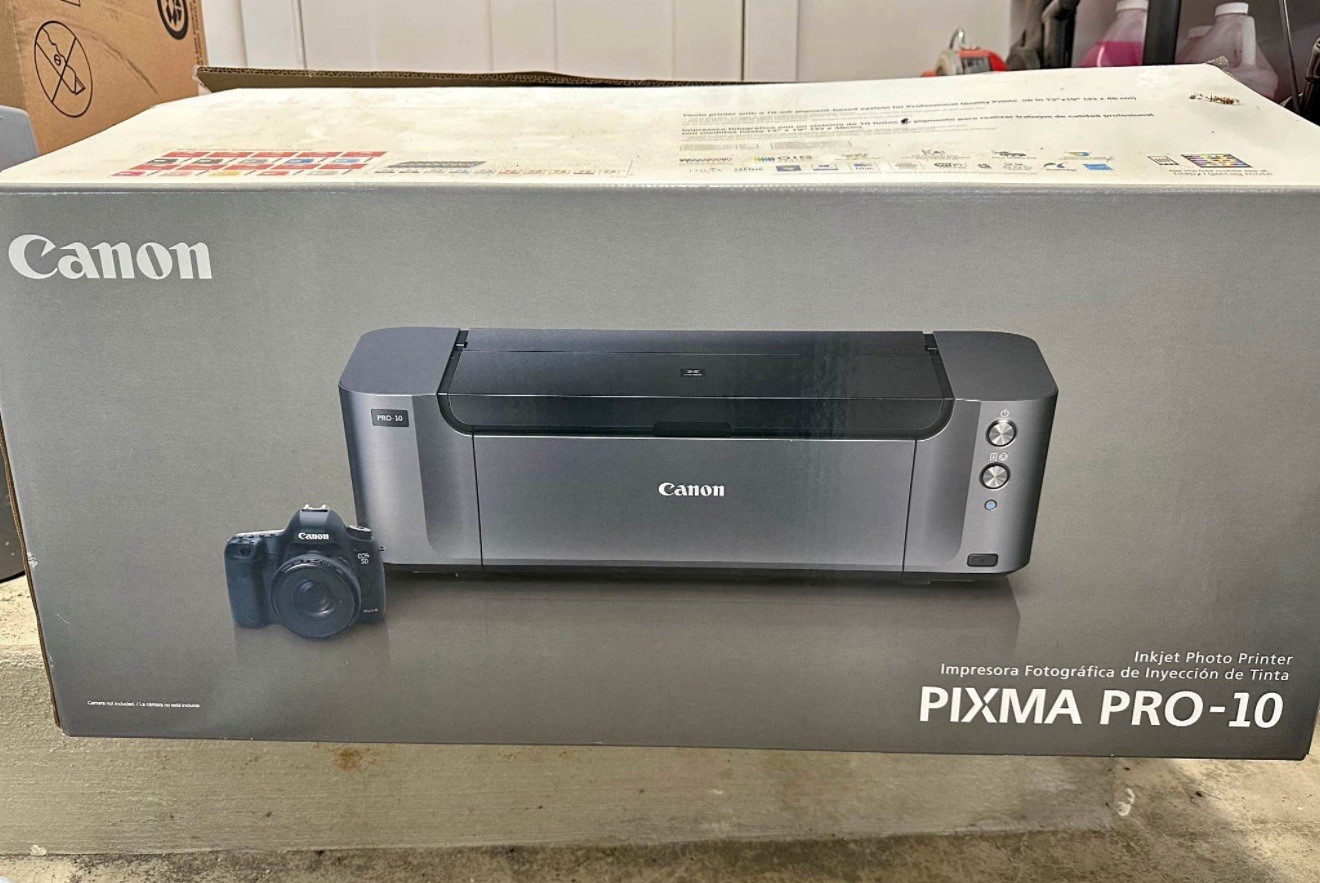 Canon PIXMA PRO-10 Professional Photo Inkjet Printer - New Open Box