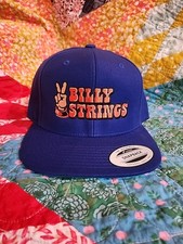 Billy Strings Baseball Cap Hat Blue Sport-Tek Snapback One Size