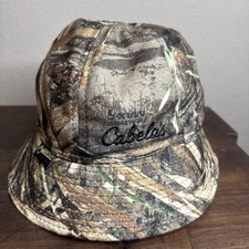 Cabela's Camo Gore-Tex Hunting Bucket Hat Size Medium/Large Polartec Thinsulate