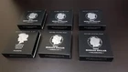2021 Morgan and Peace Dollar 6 Coin Set with OGP & COA's
