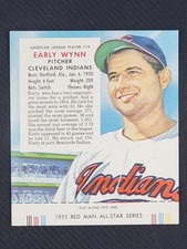1955 Red Man AL w Tab #14 Early Wynn