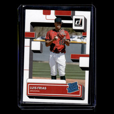Luis Frias #63 2022 Donruss Rated Rookie Arizona Diamondbacks Baseball Card MLB