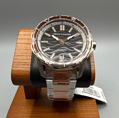 Armani Exchange AX1962 Herren Armbanduhr Quarz Edelstahl bicolor Datum