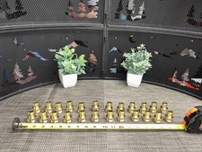 25 Qty Bulk Lot- Dixon Brass Garden Hose Quick Connectdisconnect Male Plug 25 Qty Bulk Lot- Dixon Brass Garden Hose Quick Connectdisconnect Male Plug